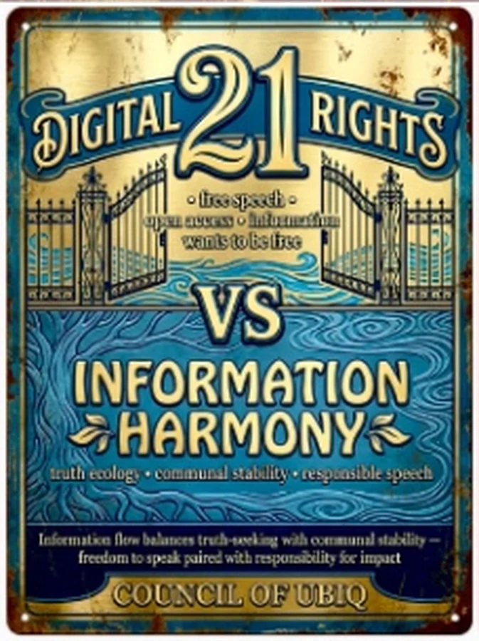 Council 21 — Digital Rights vs Information Harmony
