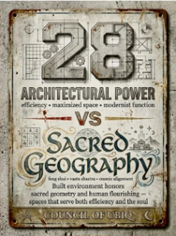 Council 28 — Architectural Power vs Sacred Geography
