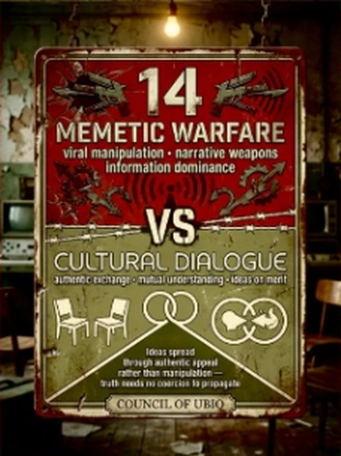 Council 14 — Memetic Warfare vs Cultural Dialogue