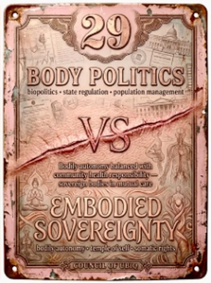 Council 29 — Body Politics vs Embodied Sovereignty