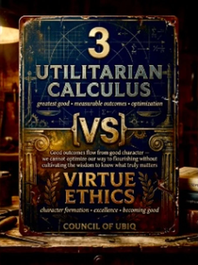 Council 3 — Utilitarian Calculus vs Virtue Ethics