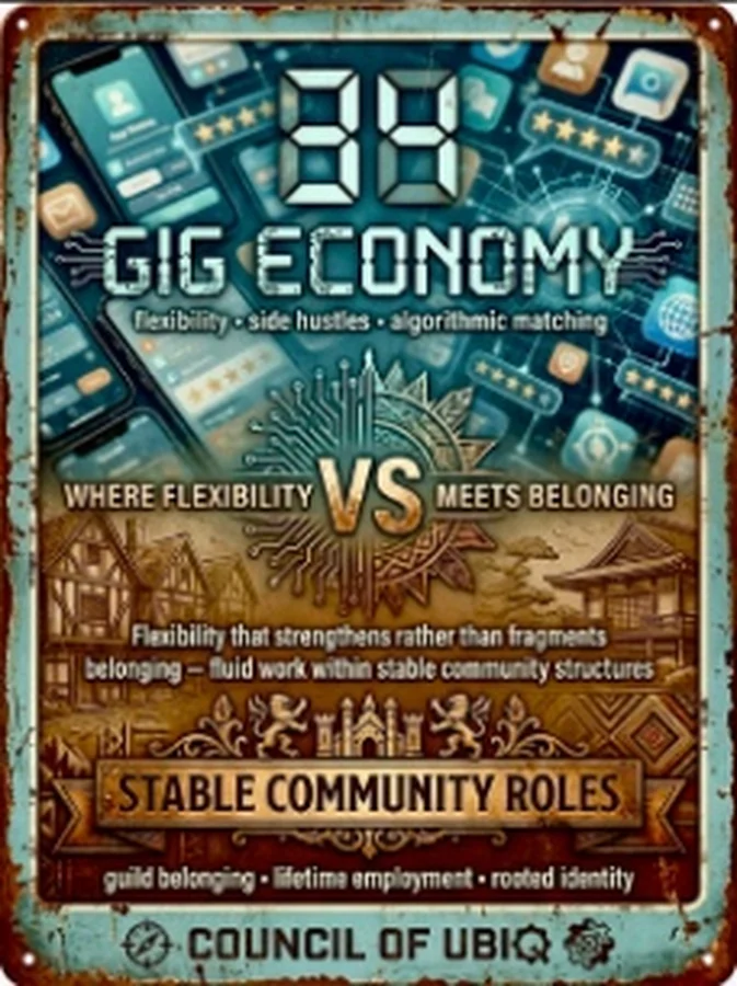 Council 34 — Gig Economy vs Stable Community Roles