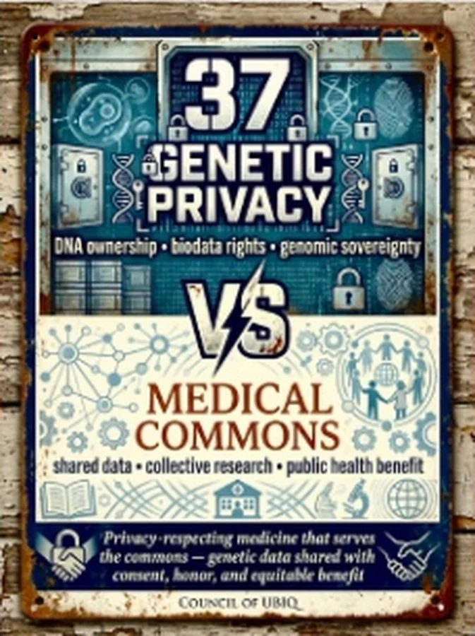 Council 37 — Genetic Privacy vs Medical Commons