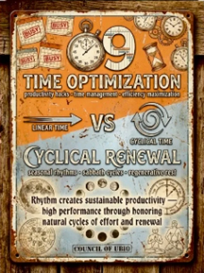 Council 39 — Time Optimization vs Cyclical Renewal