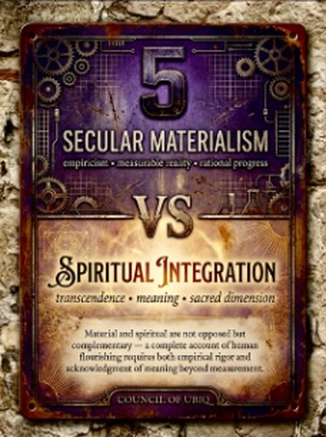 Council 5 — Secular Materialism vs Spiritual Integration