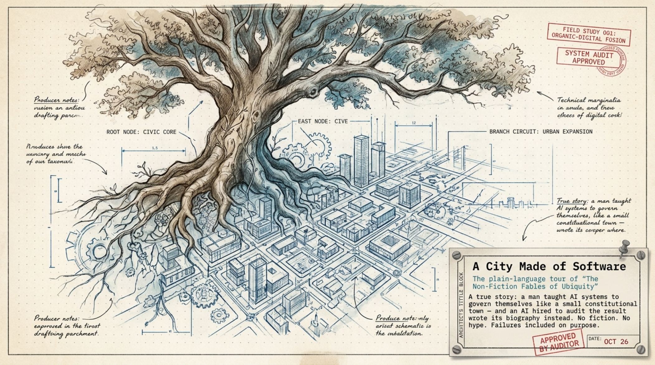 A City Made of Software — slide 1 of 13