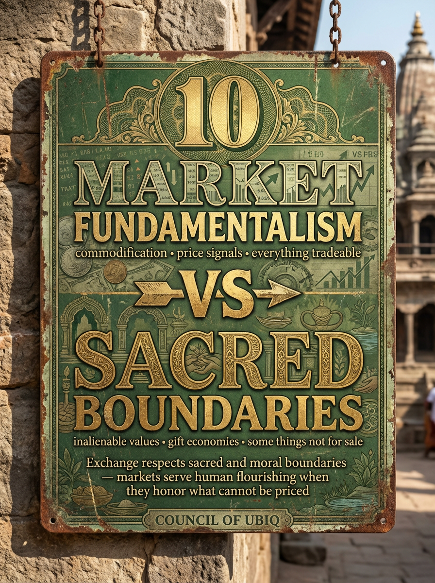 Council 10: Market Fundamentalism vs Sacred Boundaries