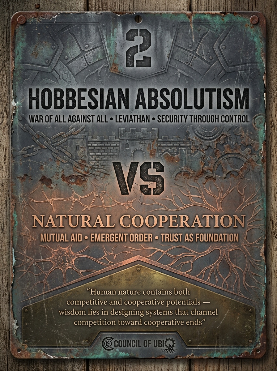 Council 2: Hobbesian Absolutism vs Natural Cooperation