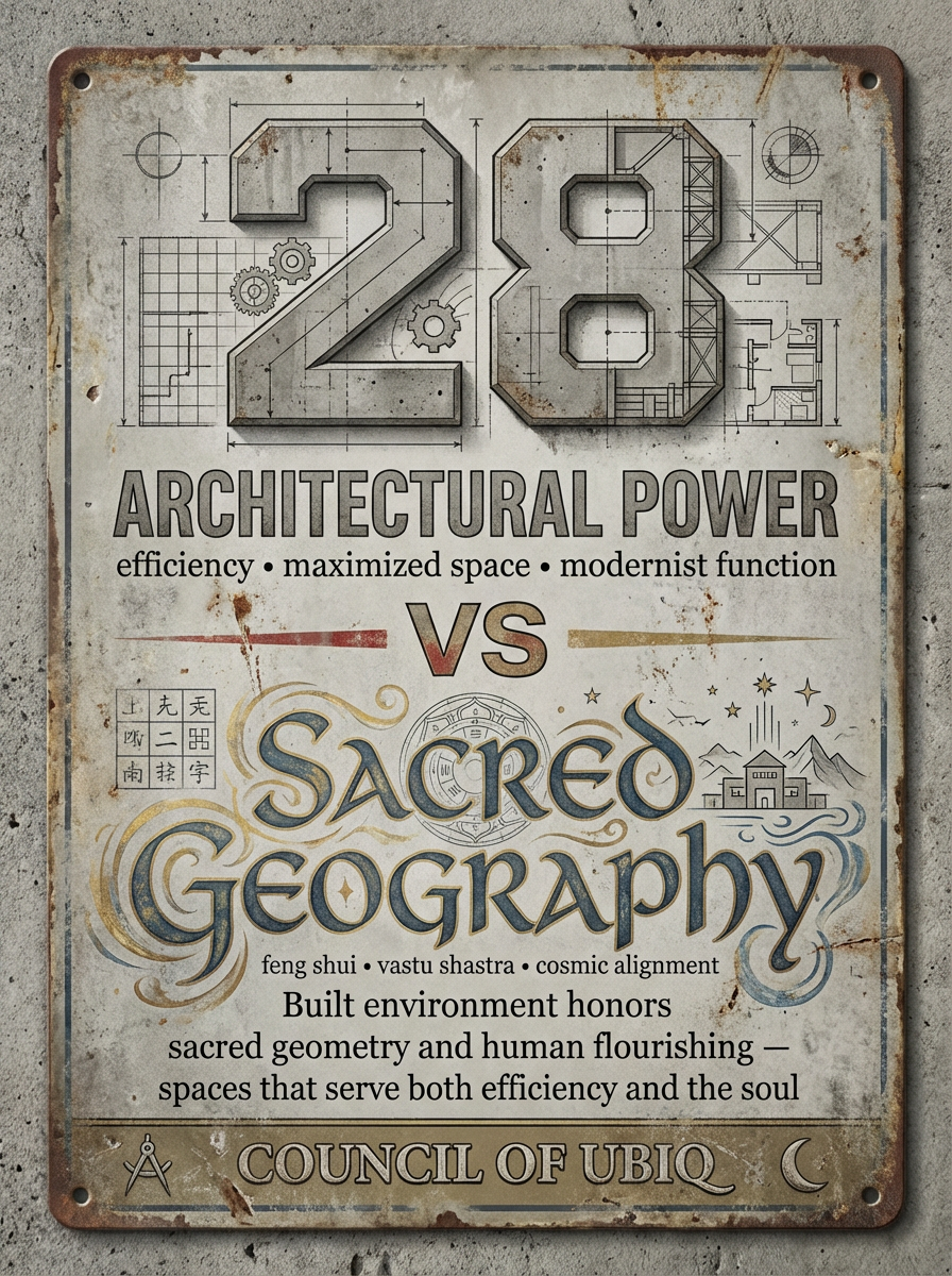 Council 28: Architectural Power vs Sacred Geography