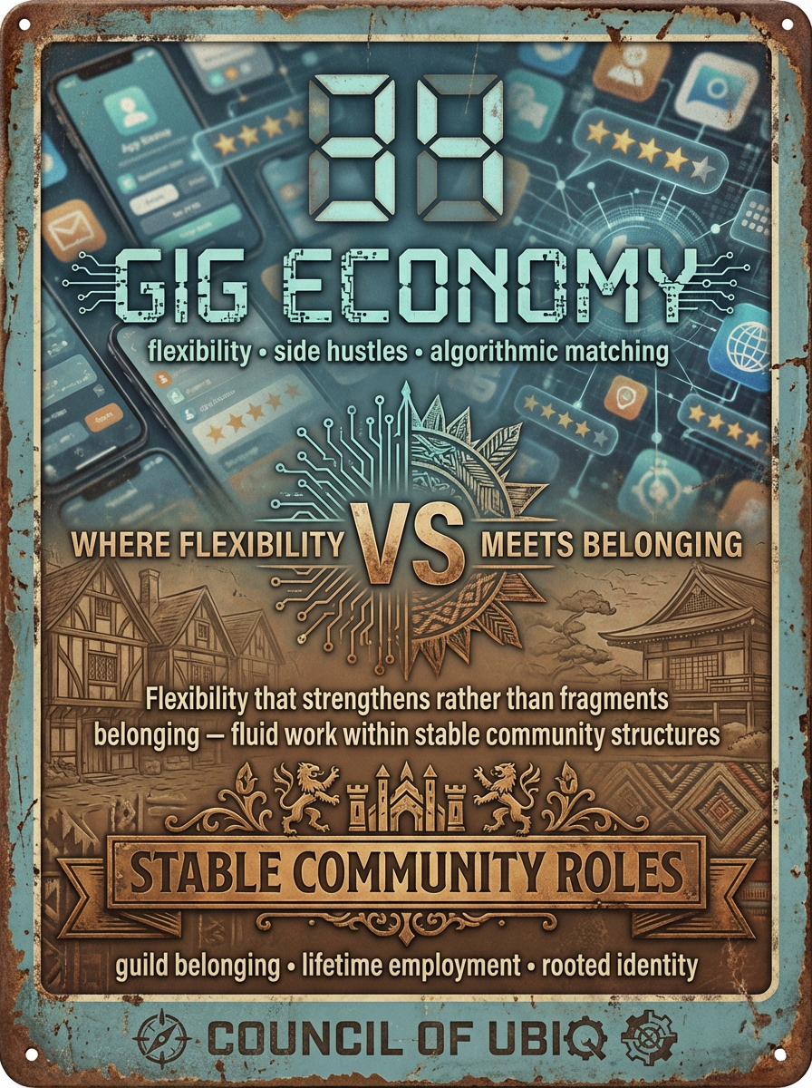 Council 34: Gig Economy vs Stable Community Roles