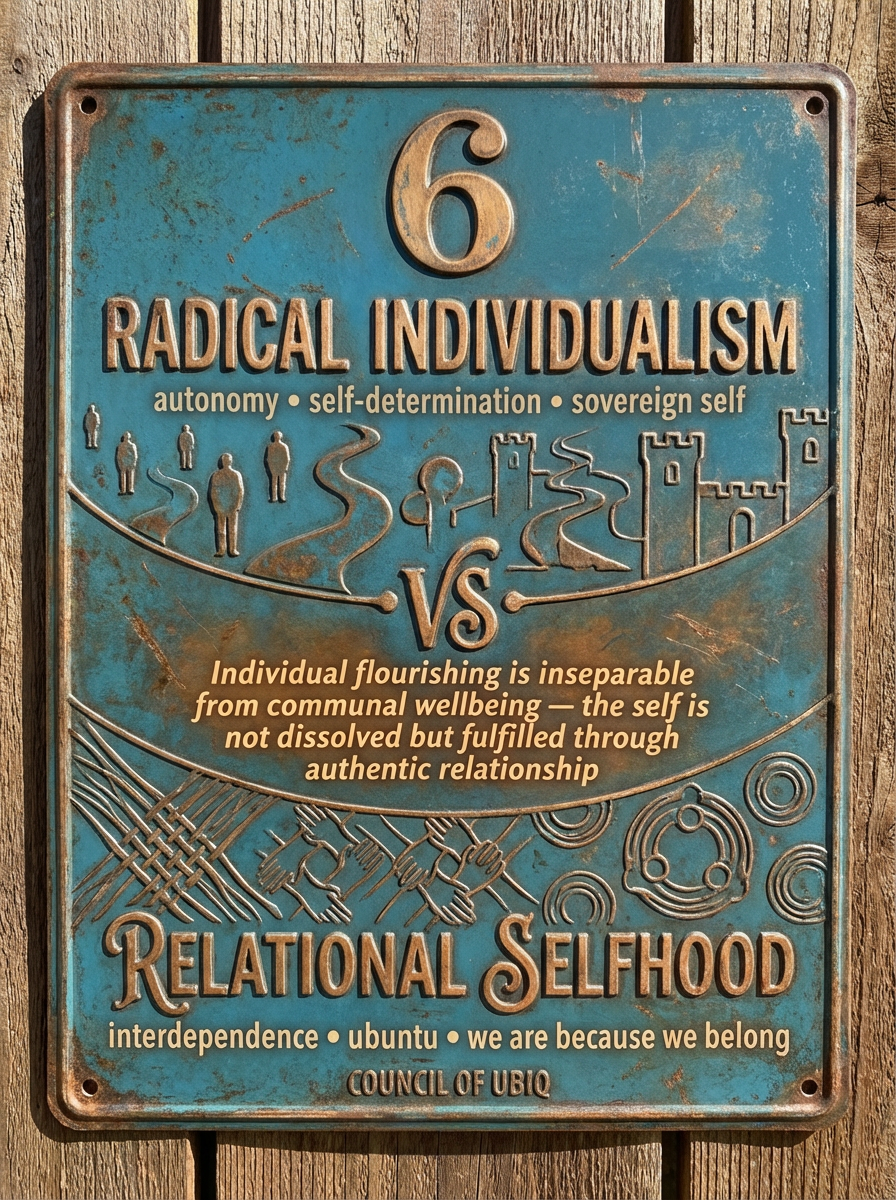 Council 6: Radical Individualism vs Relational Selfhood
