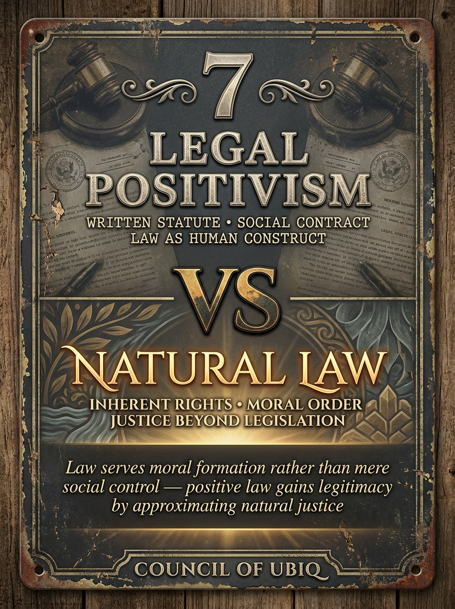Council 7: Legal Positivism vs Natural Law