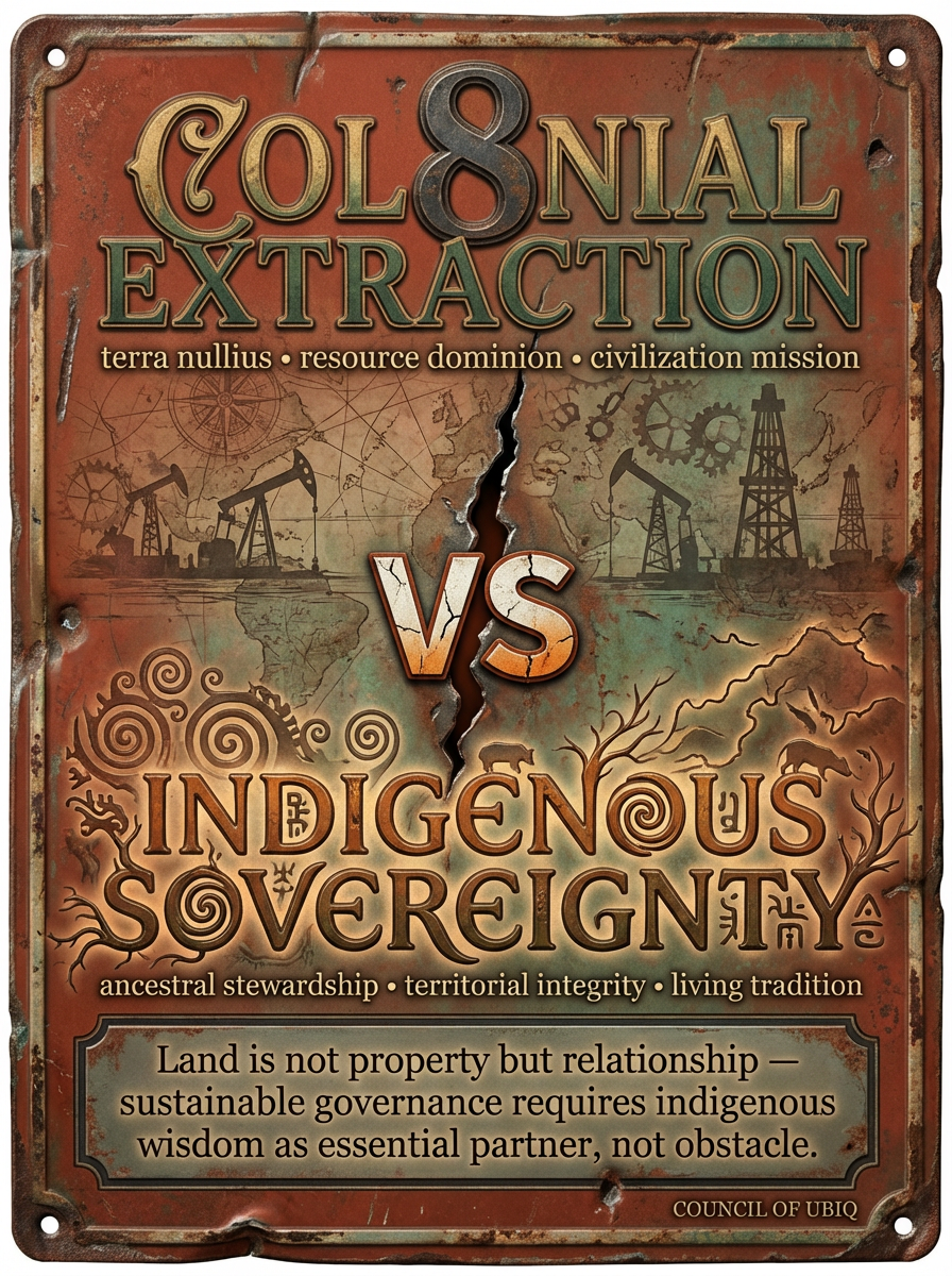 Council 8: Colonial Extraction vs Indigenous Sovereignty