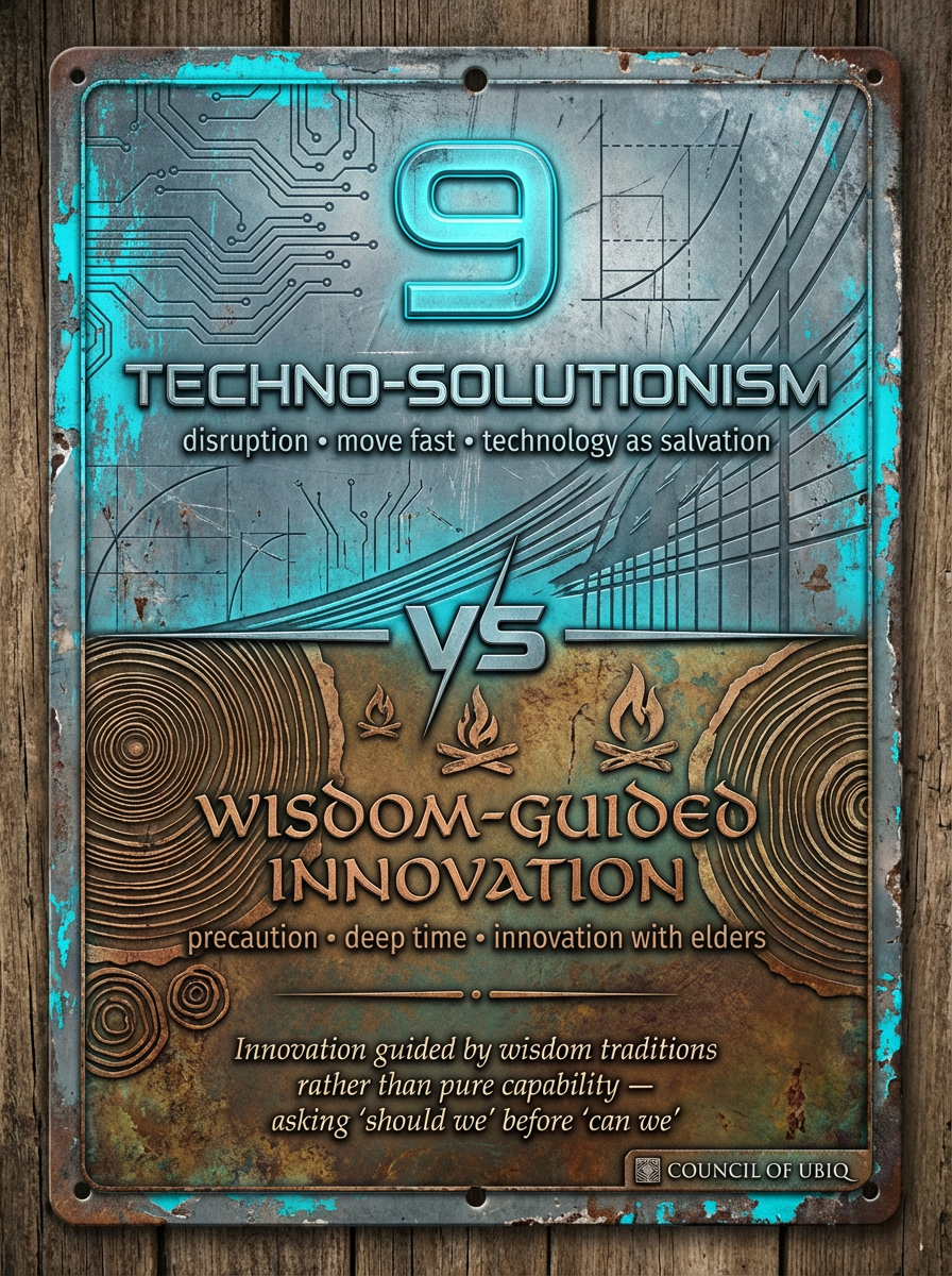 Council 9: Techno-Solutionism vs Wisdom-Guided Innovation